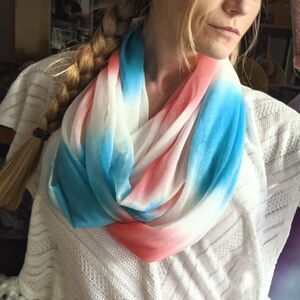 5 for $25! Ladies Infinity Scarf Pastel Sparkles